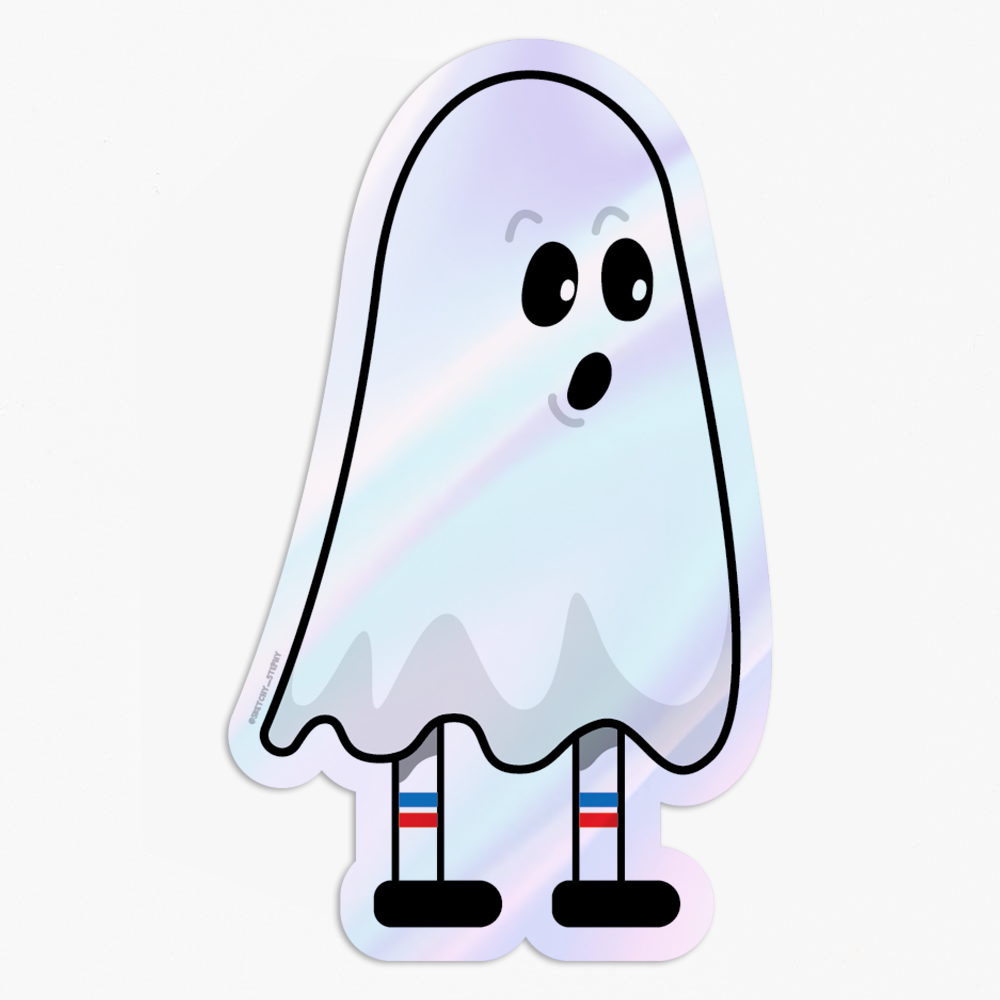Holographic Ghost Sticker