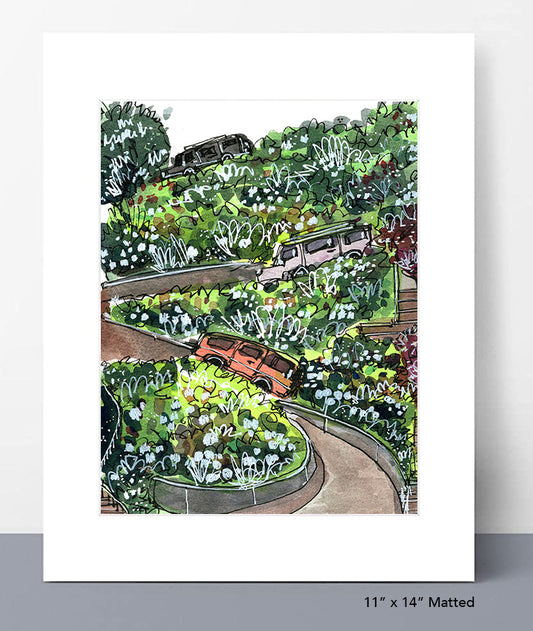 Lombard Street Print