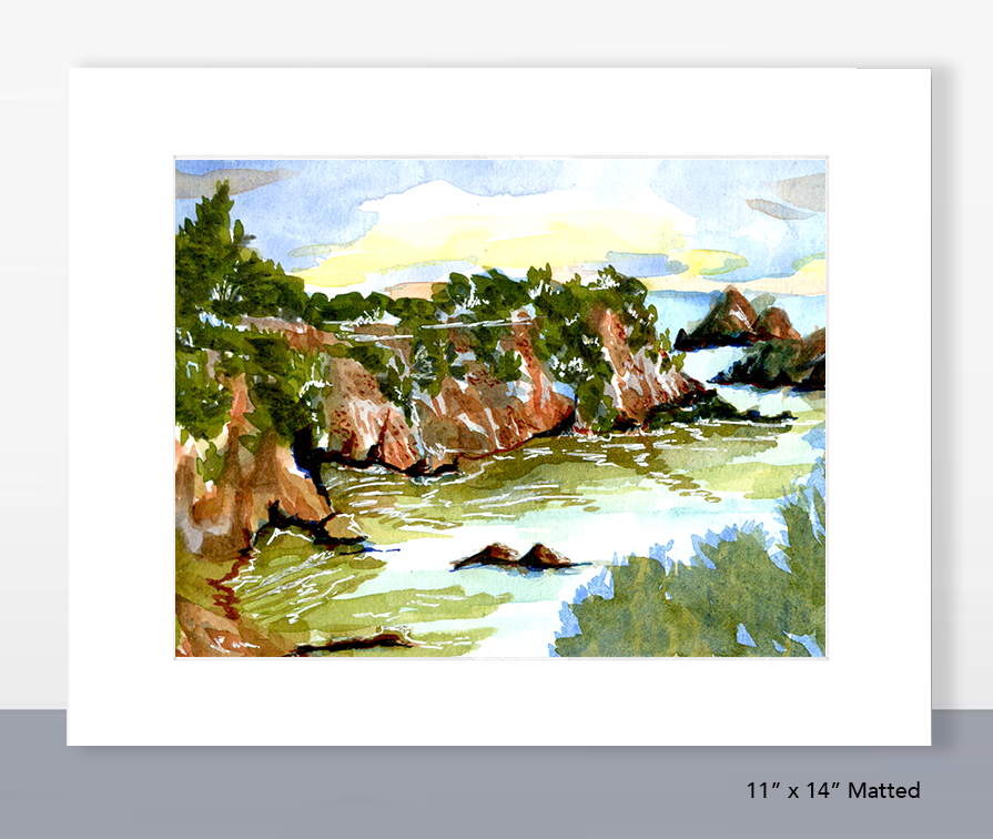 Mendocino Coast Print
