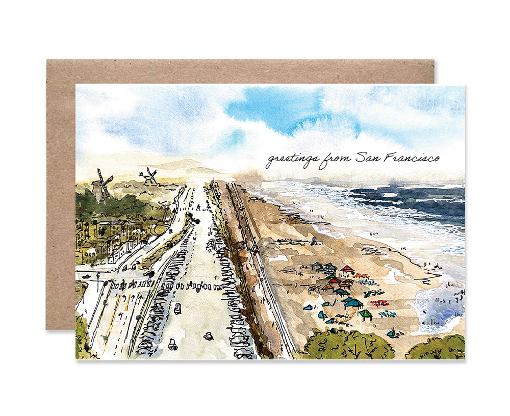 Greetings from San Francisco - Card Set of 6