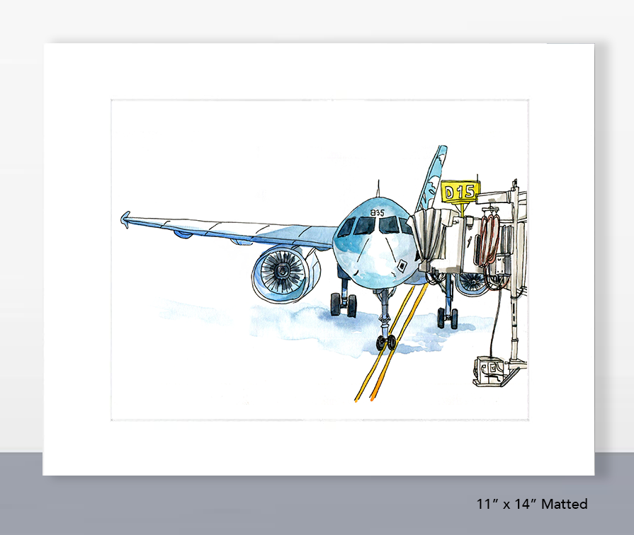 Waiting At The Gate Print