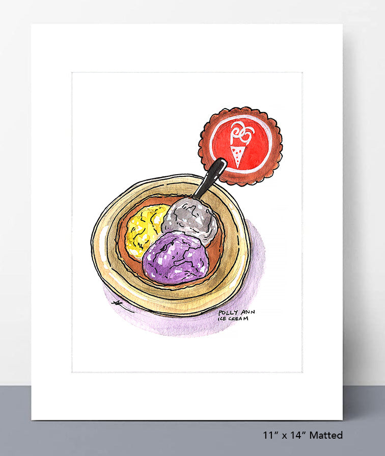 Polly Ann's Ice Cream Print