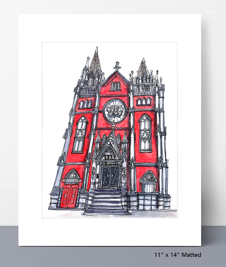 Hua Zang Si Temple Print