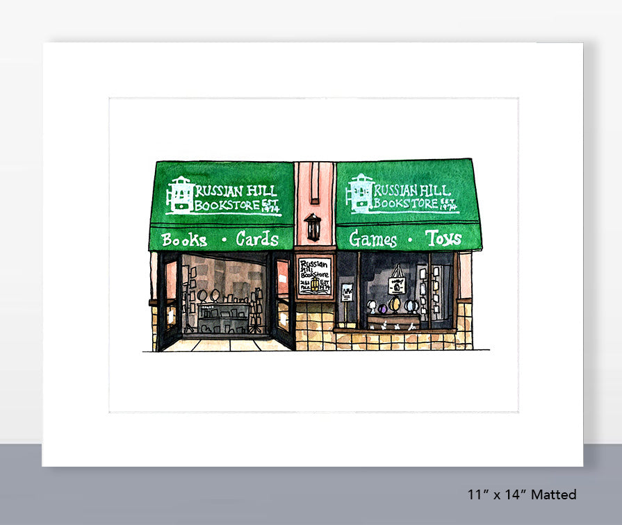 Russian Hill Bookstore Print