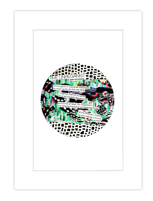Time Regained Collage Print