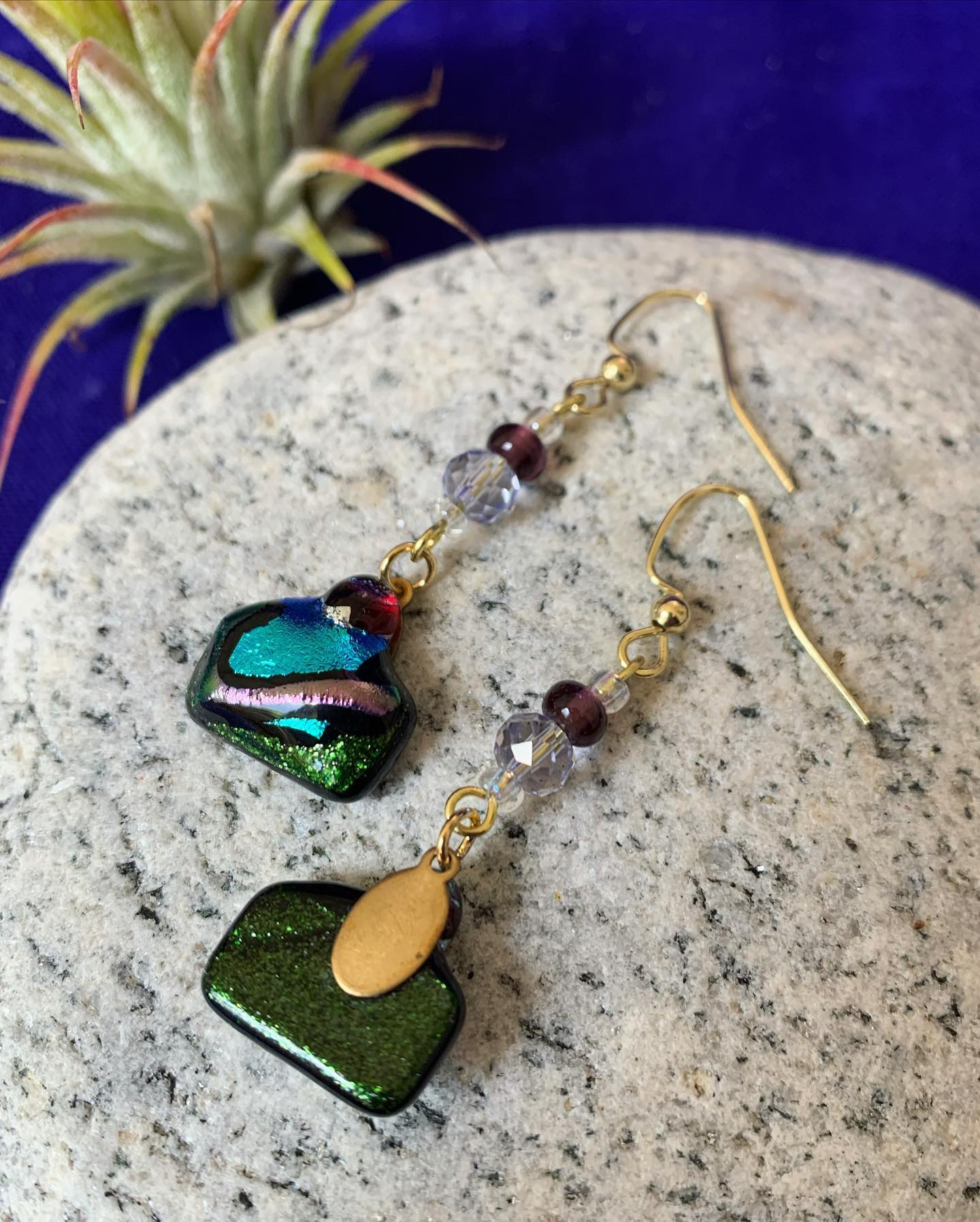 Beaded Lucky 7's Earrings