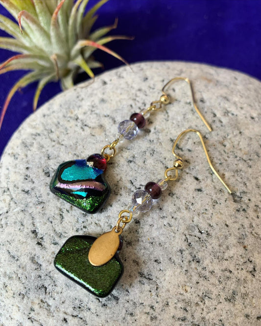 Beaded Lucky 7's Earrings