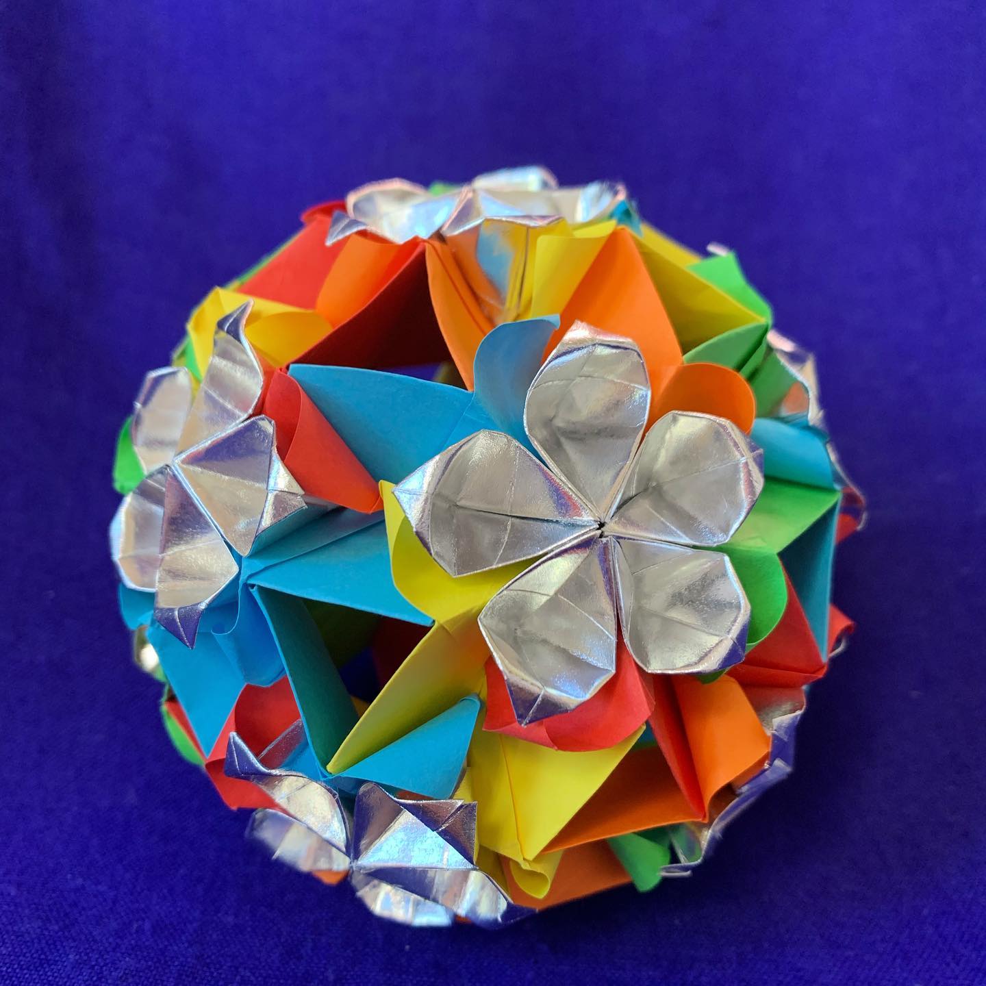 Double Rainbow Kusudama