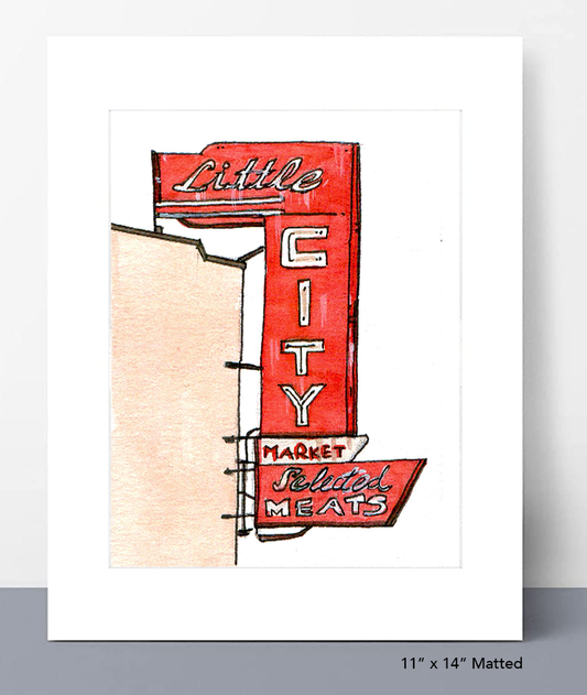 Little City Market Print