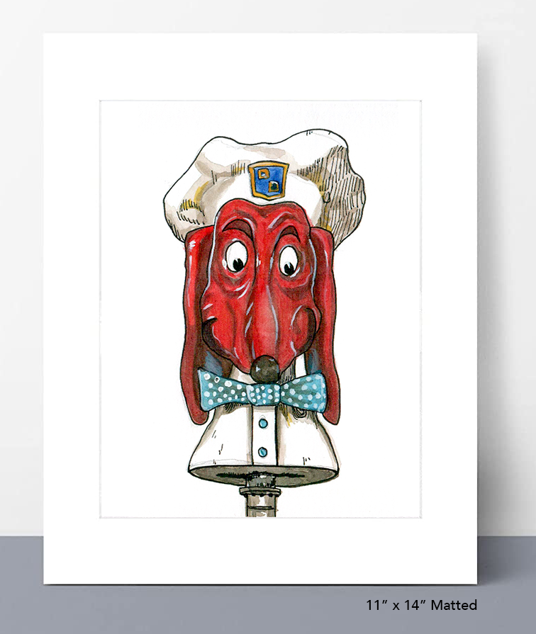 Original Doggie Diner Head Print