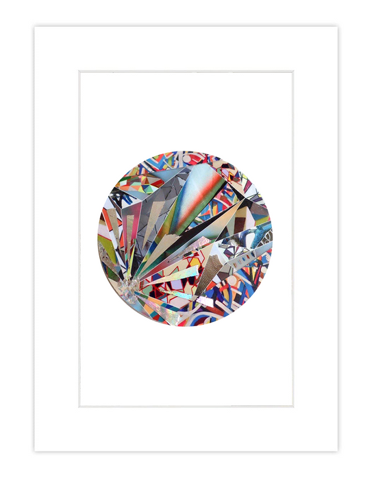 Fragmented Collage Print