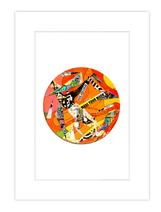 Make Your Mark Collage Print