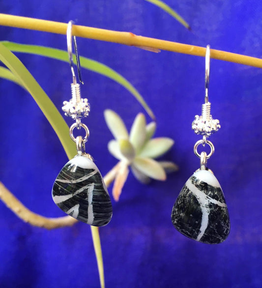 Silver Swirl Earrings