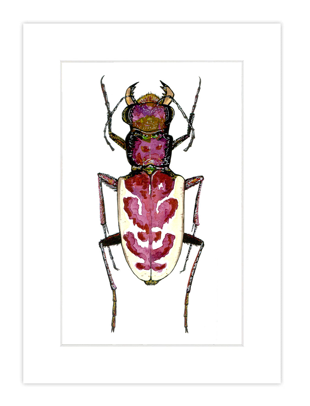 Watercolor Bug Print 4