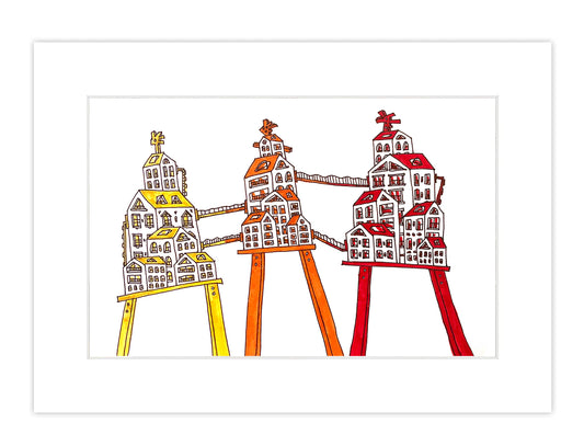 Treehouse Trio Print