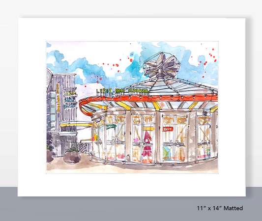 Leroy King Carousel Print