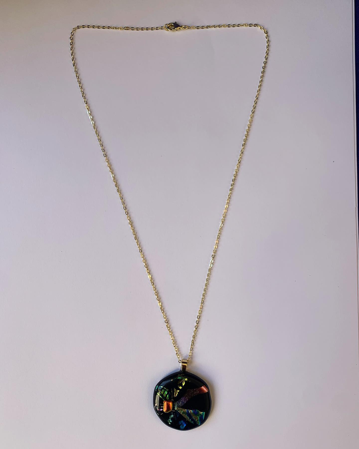 Rainbow Daisy Necklace