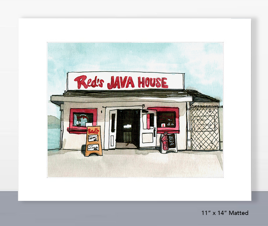 Red's Java House Print